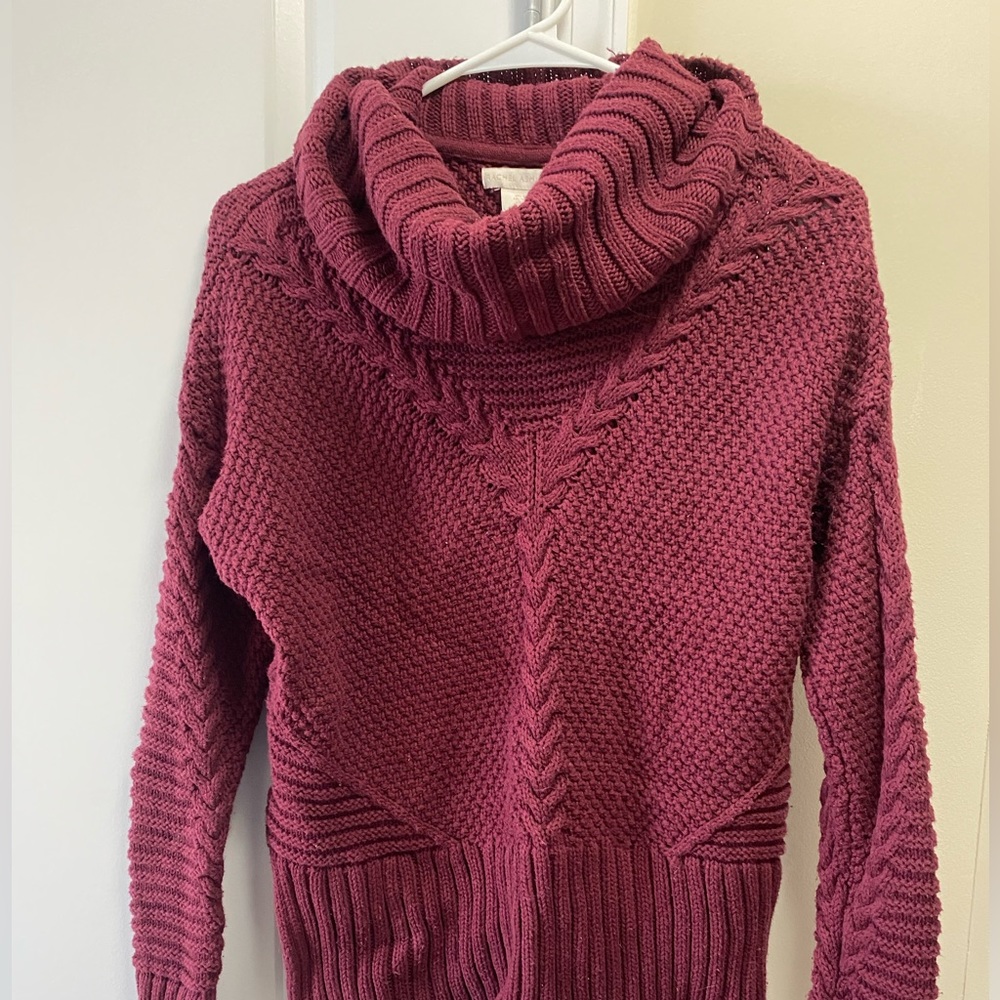 Burgundy fall/winter sweater knit
